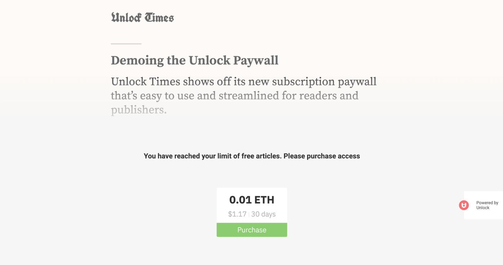paywall demo