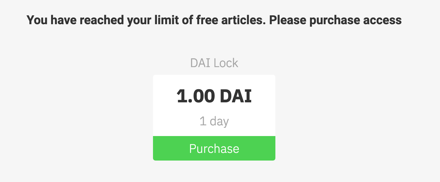A DAI lock