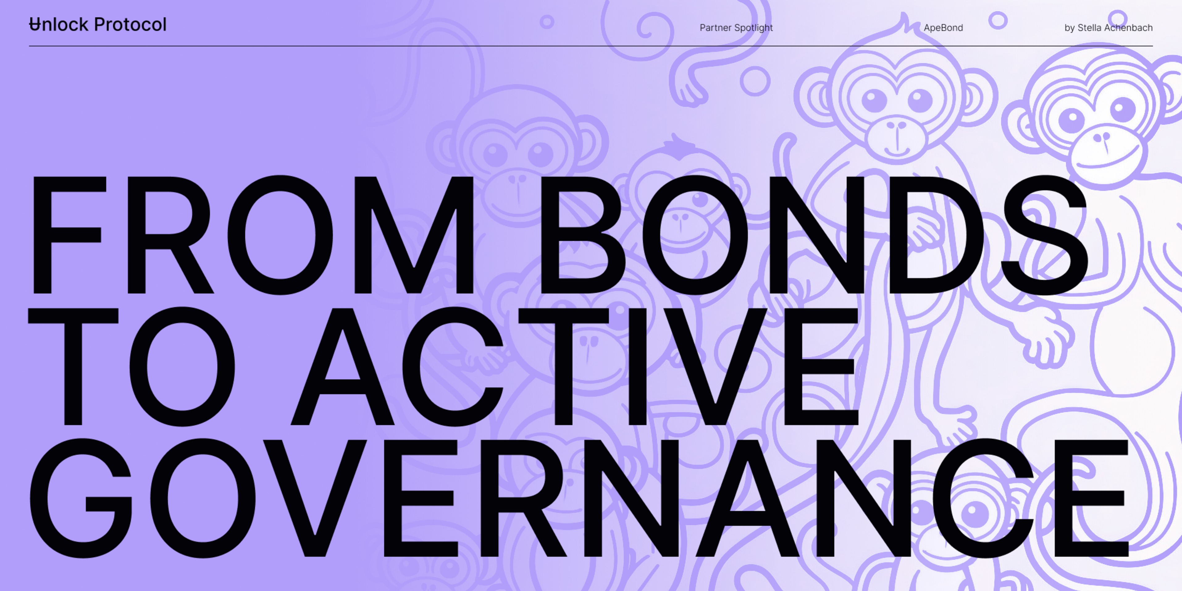 From Bonds to Active Governance