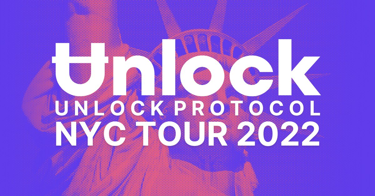 NYC Blockchain Week 2022 Recap with Unlock