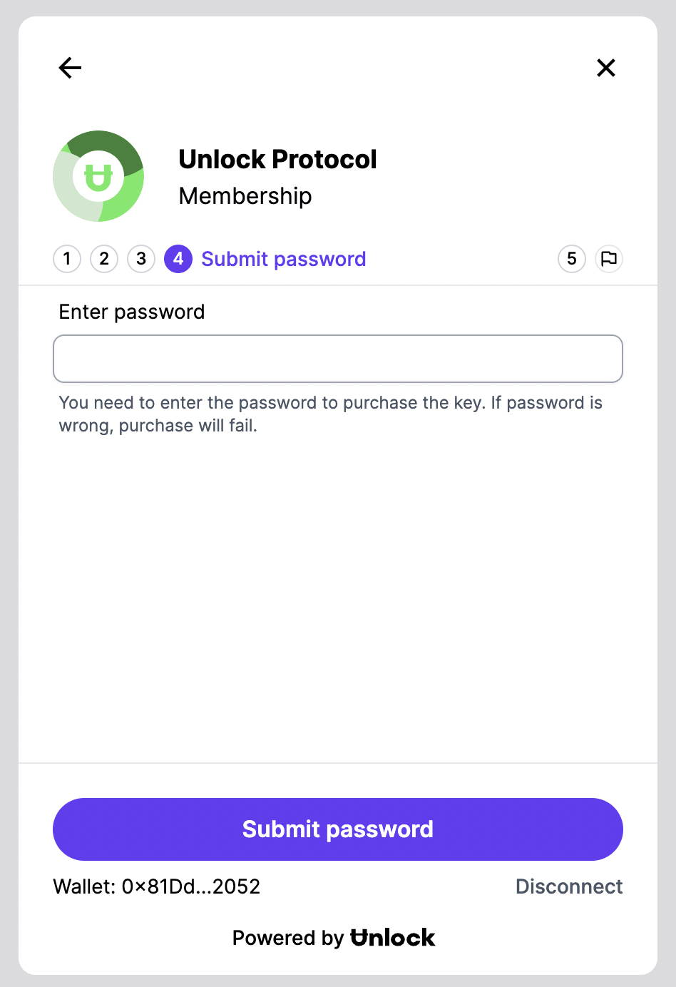 Password Required!