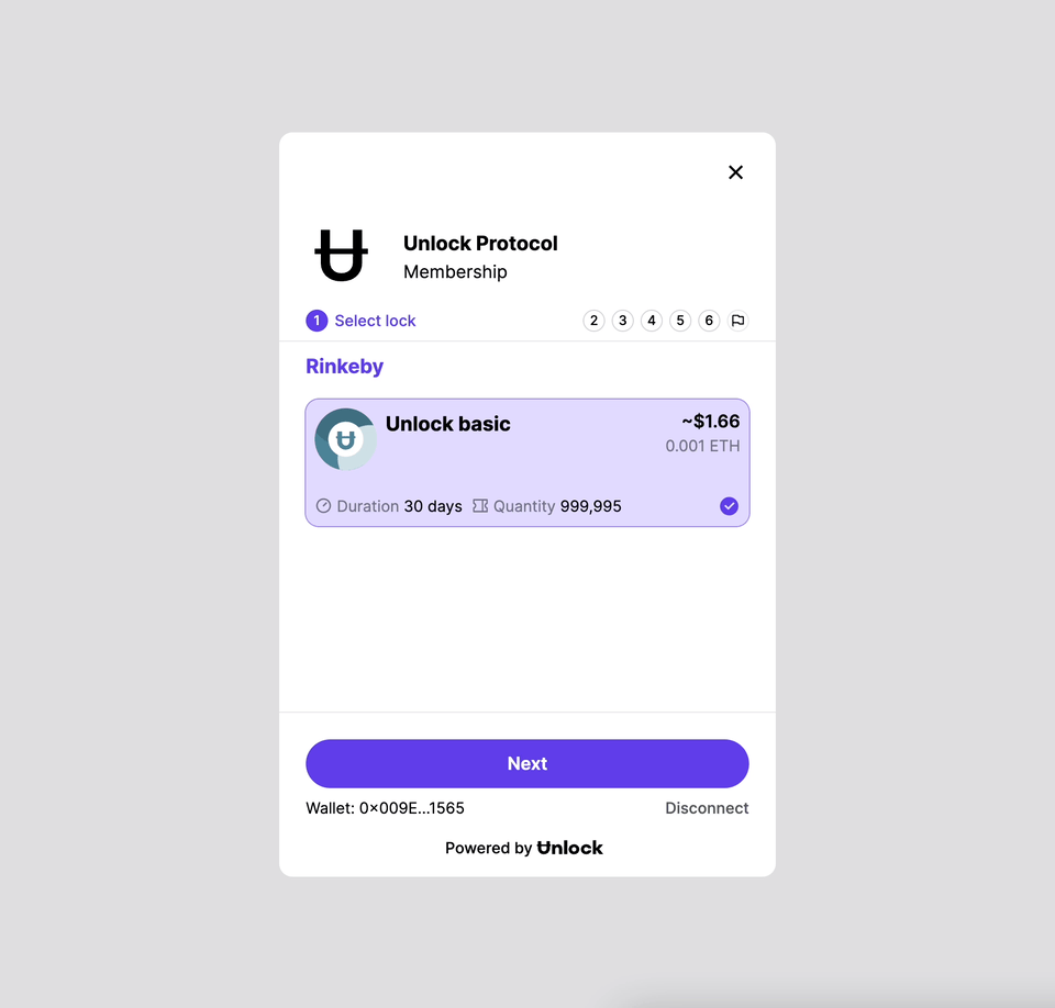 Unlock Protocol's Brand New Checkout Experience