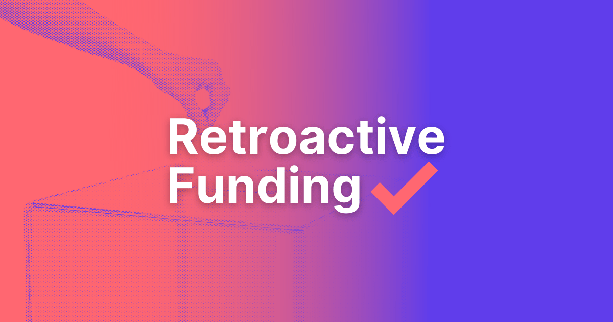 Retroactive funding