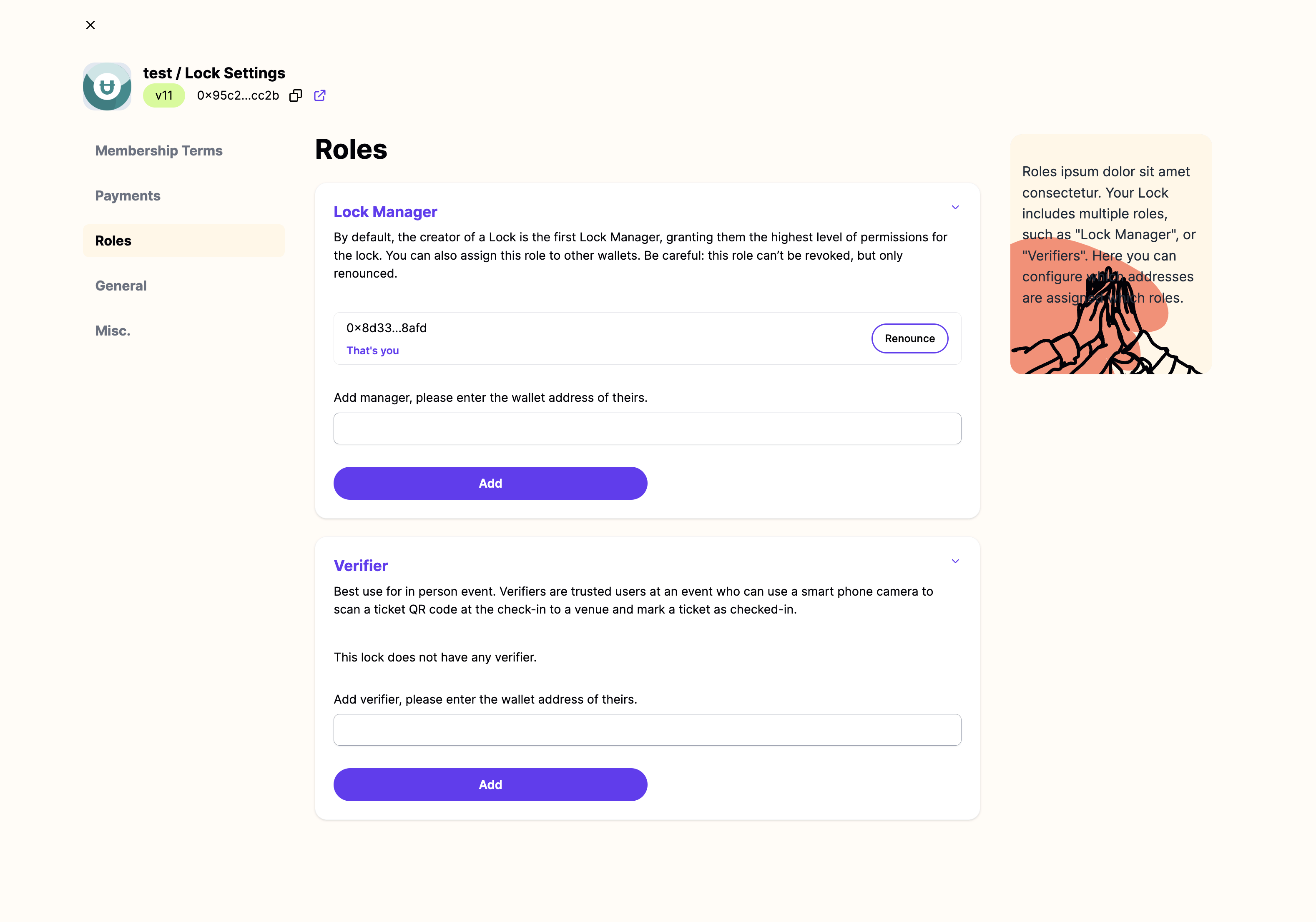 Unlock’s Lock settings page has a whole new look
