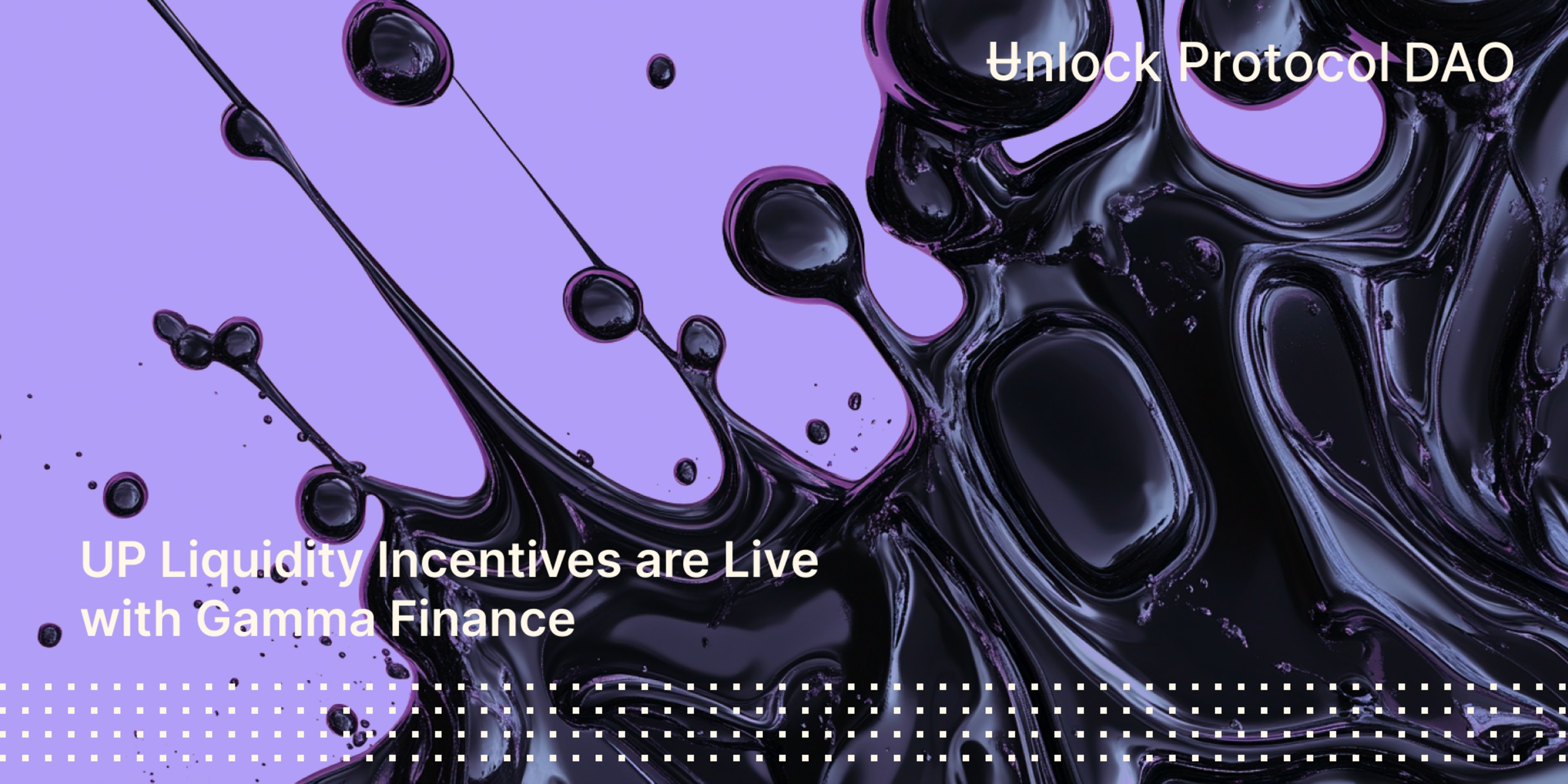 UP Liquidity Incentives are Live with Gamma Finance