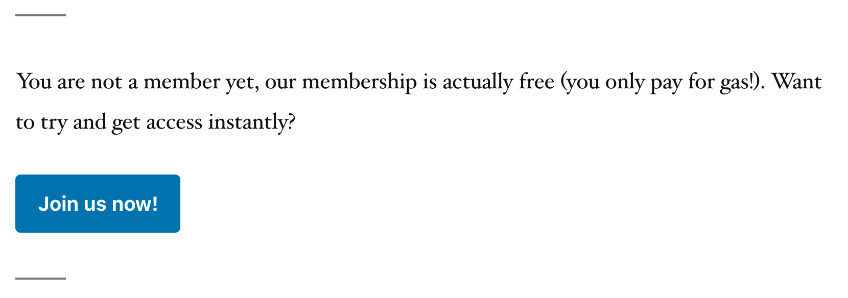 become member